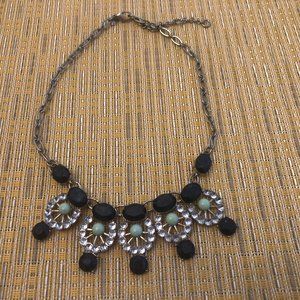 J.Crew Navy and Green Necklace